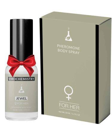 Pheromones For Women (JEWEL) Body Spray - Elegant Ultra Strength Organic Human Pheromones Fragrance Body Spray 50mL - Human Grade Pheromones to Attract Men
