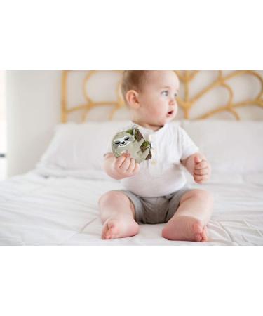 Loulou Lollipop Silicone Teether and Holder Clip Bundle Set - Sloth/Monstera - Buy Online on GoSupps.com