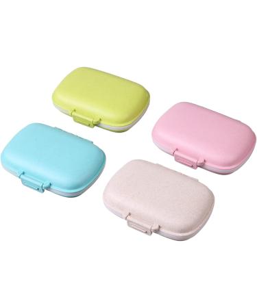 Shop Portable Daily Pill Organizer Box - Compact Travel Case for Medications - Blue | International Shipping Available - Buy Online on GoSupps.com