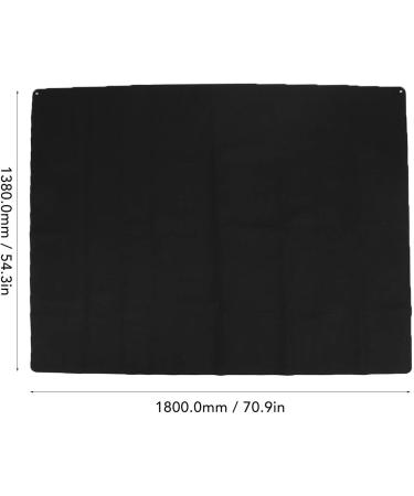 Angrek Grounding Mat - Breathable PU Leather Pad (54.3x70.9 in) with 16.4ft Cable for Sleep Headache & Anxiety Relief - Black - Buy Online on GoSupps.com