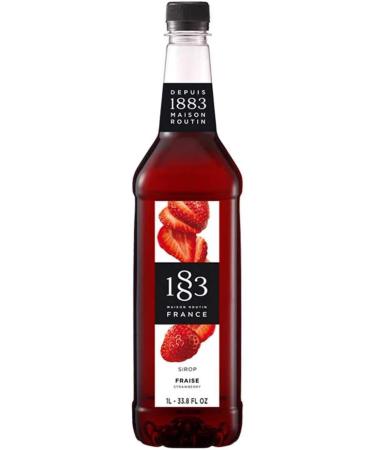 Maison Routin 1883 Strawberry Syrup 1000ml Pet Bottle - 1 Pack - Buy Online on GoSupps.com