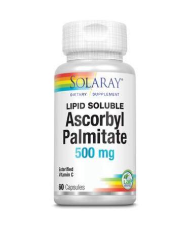 Solaray Ascorbyl Palmitate 500 mg 60 Capsules