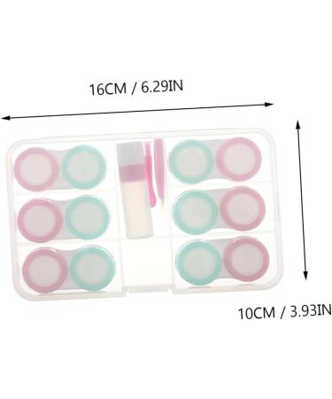 Healvian 6-Sentence Contact Lens Container Set | Travel-Friendly Lens Storage | Durable Holder for Contact Lenses - Buy Online on GoSupps.com