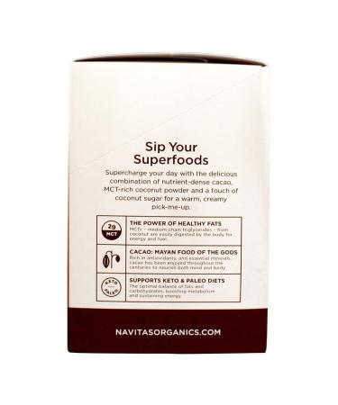 Navitas Organics Cacao Latte Superfood Drink Mix â€“ 10 Packets (0.31 oz each) - Organic & Delicious - Buy Online on GoSupps.com