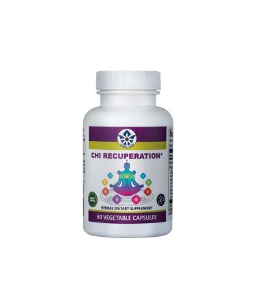 Herb Guru Chi Recuperation Energy and Blood Boosting Supplement 60 Capsules - Ginseng Gingko Biloba Astragalus