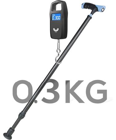 Lightweight Adjustable Quad Cane Blue Walking Stick with The LED Light Balancing Mobility Aid for Men Women Seniors Comfortable Handle Star of Light - Buy Online on GoSupps.com