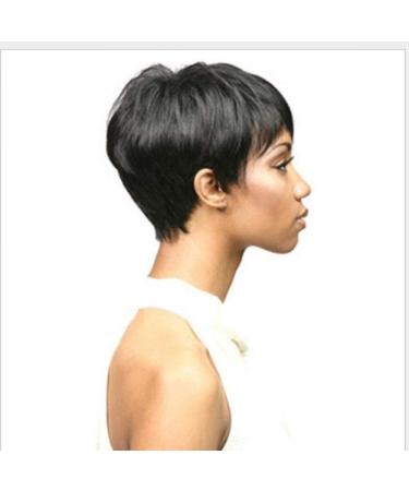 BGHJUE African Wig - Short Black Lace Front Human Hair Wig for Black Women | Pre Plucked Hairline | Brazilian Remy Hair - Buy Online on GoSupps.com
