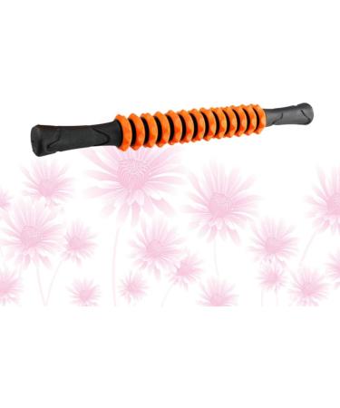 Exceart Muscle Roller Stick for Sore Muscles & Cramps - Tension Relief Massage Tool in Orange | International Shipping Available - Buy Online on GoSupps.com