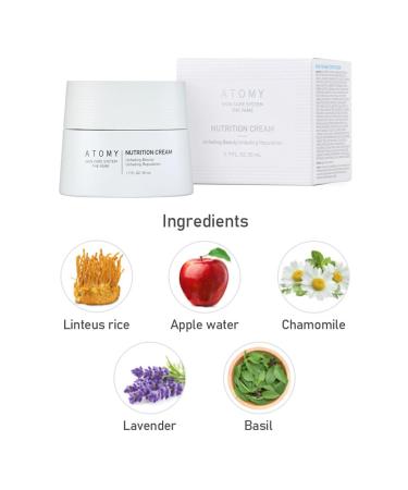 Atomy Skin Care System The Fame Nutrition Cream 50ml x 2 Set - Anti Aging Wrinkle Korea Cosmetic  - Buy Online on GoSupps.com