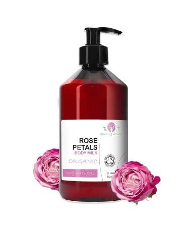 Rose Body Lotion | 8.8 fl.oz Moisturizing Body Milk | Plant-Based Softeners | Long-Lasting Moisture | Restores Suppleness and Elasticity | Rose Scented