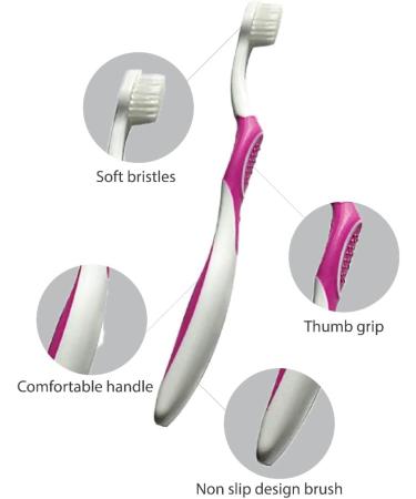 SDC Extra Soft Manual Toothbrush for Sensitive Gums | Ideal for Periodontal Therapy | 1-Pack | Maintains Oral Hygiene - Buy Online on GoSupps.com