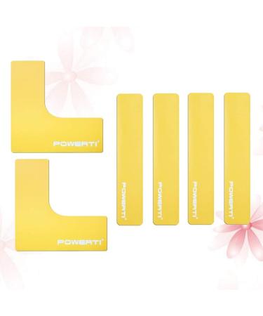 ABOOFAN 6 x Tennis Court Marking Strips - Logo Basketball & Football Floor Marking (4pcs 2 Corners) - International Shipping Available - Buy Online on GoSupps.com