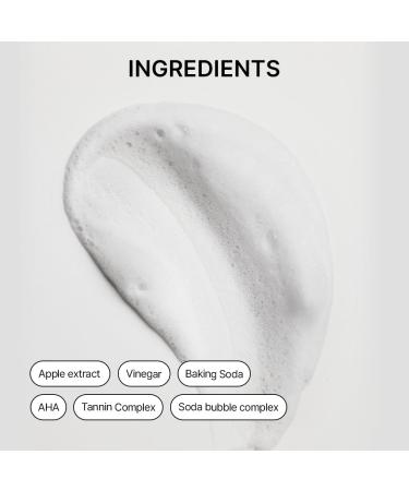 Parnell Apple Vinegar Pore Deep Cleanser Gentle Face Wash with Apple Extract & Baking Soda Removes Sebum & Impurities Pore Control Foam Cleanser for Oily & Acne-Prone Skin 5.07 fl oz / 150ml - Buy Online on GoSupps.com