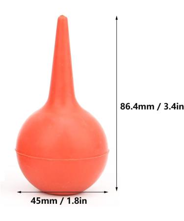 3Pcs 30ml Hand Bulb Ear Syringe for Ear Washing - Red | Laboratory Tool for Kids & Adults - Buy Online on GoSupps.com