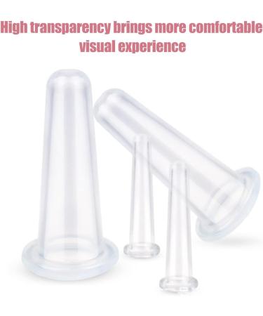 4-Part Silicone Vacuum Anti-Aging Facial Suction Cup Set | Facial Care & Body Massage Tools - International Shipping Available - Buy Online on GoSupps.com
