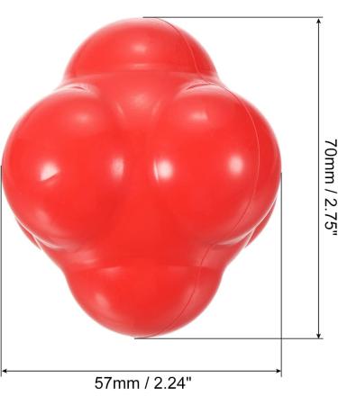 Patikil Reaction Balls - Silicone Bounce Balls for Baseball Training - Red - Buy Online on GoSupps.com