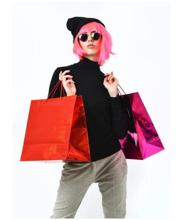 LIULIUBTY 9-Piece Colorful Bob Wig Set with Heart Bachelorette Sunglasses - Bachelorette Party Favors for Women - Buy Online on GoSupps.com