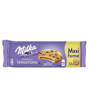 G n rique MILKA - Sensation Cookies with Melting Milk Chocolate - 312g of Pure Indulgence! - Pack of 3 - Sold as a Pack