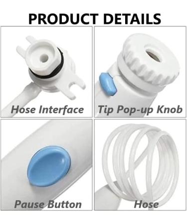Standard Water Hose Plastic Handle Replacement Jet Tip for Water Flosser - Buy Online on GoSupps.com