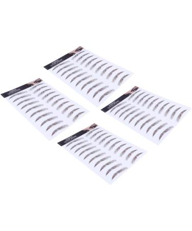 FOMIYES Authentic Eyebrows Stickers 8 pcs s tool stickers Makeup Brow Sticker Eyebrow Stencils shaper transport 4d - Buy Online on GoSupps.com