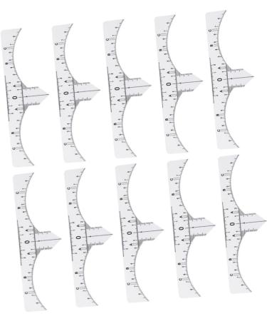 Ipetboom 20 Pcs Disposable Eyebrow Ruler Sticker Scale Ruler Microblading Eyebrow Ruler Tool Make up - Buy Online on GoSupps.com