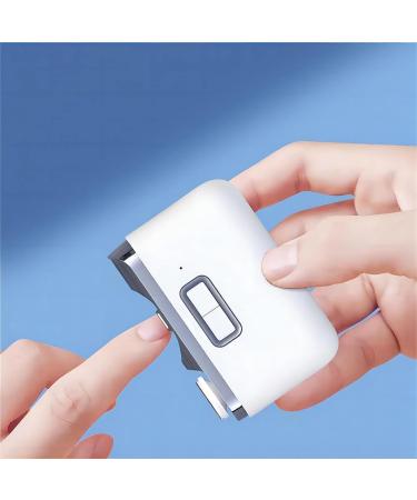 qazaa 1 Piece Automatic Nail Grinder Trimmer Multifunctional Electric Nail Clipper with LED Light for Baby Adult Mini Manicure Tool - Buy Online on GoSupps.com