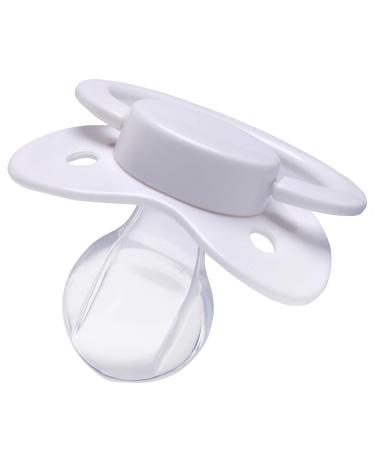 Littleforbig BigShield Gen-1 White Pacifier - Adult Sized - Buy Online on GoSupps.com