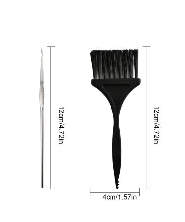 MENYIIYDS 5-Part Hair Dye Kit | DIY Hair Dye Tools with Brush Highlighting Cap Gloves & Scarf - Buy Online on GoSupps.com