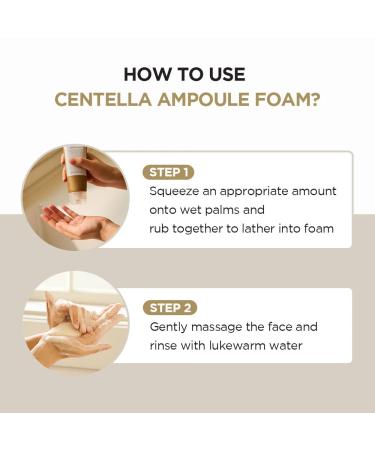 SKIN1004 Madagascar Centella Ampoule Foam Cleanser 125ml - Low pH, Natural Soda Powder, Coconut Surfactant - EWG Green Grade - Buy Online on GoSupps.com