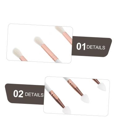 POPETPOP 24 Pcs Eye Shadow & Lipstick Brush Set | Travel Makeup Brushes with Wooden Handles for Women | Essential Eyeshadow Accessories - Buy Online on GoSupps.com