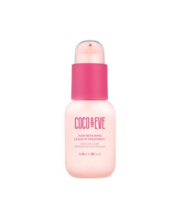 Coco & Eve Hair Repairing Leave-in Treatment for Damaged Color Treated Brittle Hair. With Hyaluronic Acid Ceramide. Strengthens Deeply Repairs Breakage Split Ends. For all Hair Types (1.69 Fl Oz)