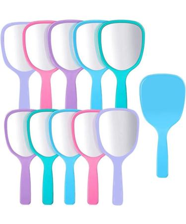 10-Piece Compact Handheld Mirrors Set for Travel, Camping, and Home Use - 7.09 x 3.15 Inch - Buy Online on GoSupps.com