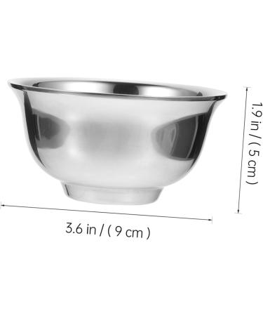 Doitool Stainless Steel Foam Chale Tools - Hair Coloring & Shaving Mixing Bowls for Men - Durable Shaving Foam & Soap Containers - Buy Online on GoSupps.com