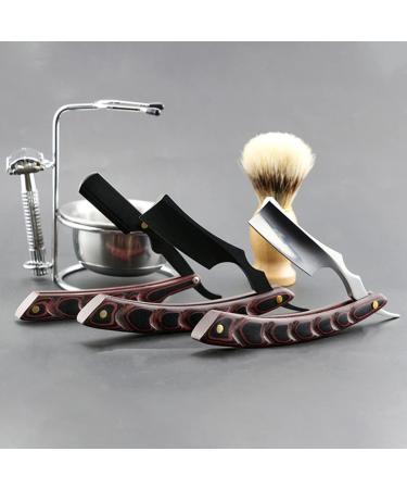 Lurrose Stainless Steel Facial Razor - Precision Barber Shaving Tool for Smooth Trimming & Grooming (Blades Not Included) - Buy Online on GoSupps.com