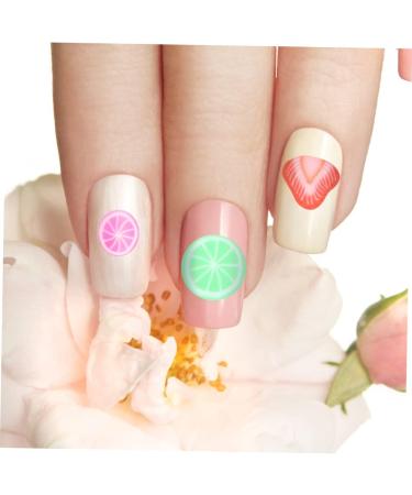 FRCOLOR 1 Set Slice Nail Decoration Strawberry Ornament Tropical Nail Art Decor 3d Fruit Slices Calcomanias Para U as Fruit Manicure Decals Nail Charms Strawberry Stickers Strawberry Decor - Buy Online on GoSupps.com