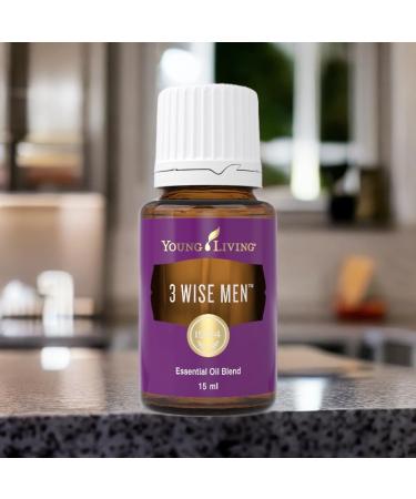 Young Living 3 Wise Men Essential Oil Blend - 15ml for Peaceful Sleep & Relaxation | Aromatherapy with Almond Oil - Buy Online on GoSupps.com