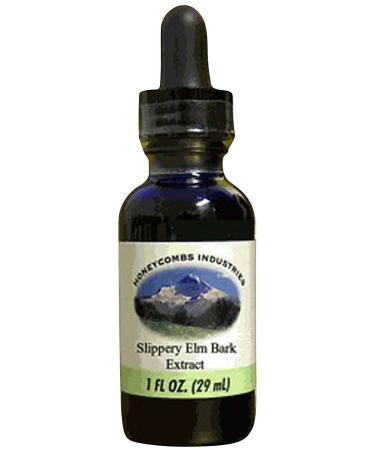 HoneyCombs Slippery Elm Herbal Digestive Respiratory and Urinary Tract Support Alcohol-Free Liquid Extract 1 Count (Pack of 1)