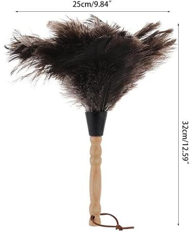 Feather Dust Solid Wood Handle Handheld Dust Brush Cleaner for Housework - Buy Online on GoSupps.com