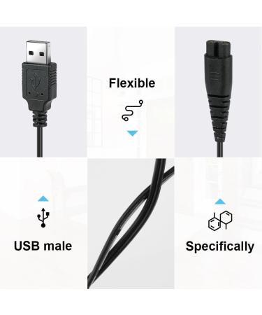 Vicloon Hatzker Razier Charging Cable - 5V Shaver & Beard Trimmer Charger for RFC-588 RFC-598 RFC-692 RFC-696 RSCX-7568 HAFTER - Fast International Shipping - Buy Online on GoSupps.com