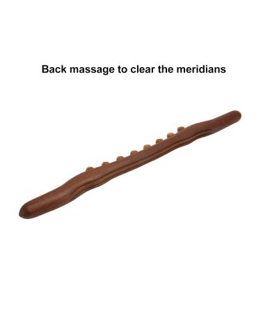 Wood Massage Tab & Gua Sha Tool for Muscle Relaxation | Meridian Dredging Wooden Massager - Buy Online on GoSupps.com