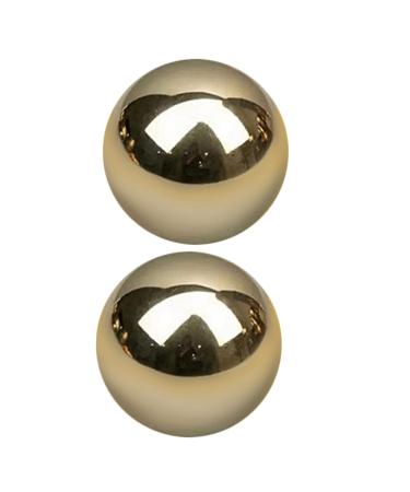 Homsfou 2st gymnastics ball from brass baoding fitness ball Hand rolling balls older massage ball handballs Small smooth balls solid ball handball metal the ball roll massage ball