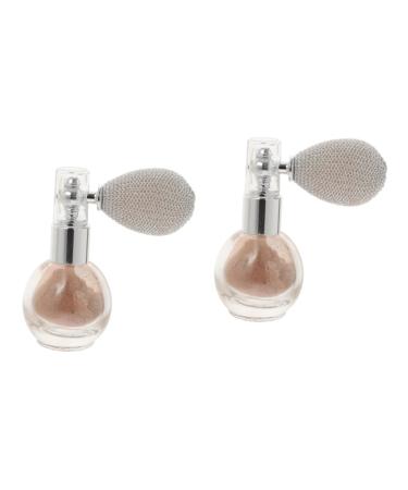 Didiseaon 2pcs Body Powder Spray Body Highlighter Powder Eyeshadow Pressed Plastic Miss Face Loose Powder