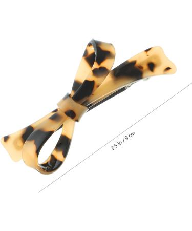 FRCOLOR Hairpin Acetate Hair Barrettes Tortoise Shell Hair Barrette Ponytail Holder Barrettes Automatic Hair Clip Hair Automatic Clasps Hair Grips Metal South Korea Dense Miss - Buy Online on GoSupps.com