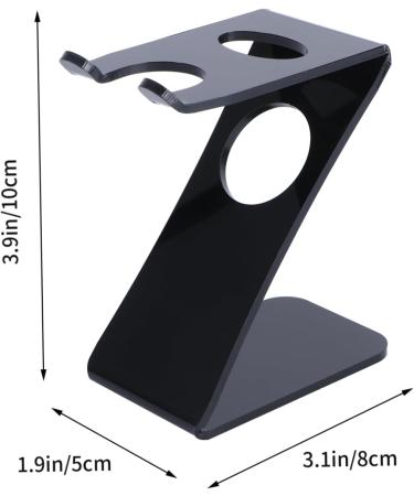 Doitool Acrylic Shaving Brush Stand & Bracket - Vintage Razor Holder for Men | International Shipping - Buy Online on GoSupps.com