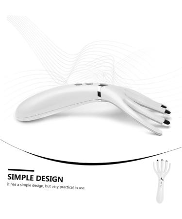 FRCOLOR White ABS Massage Comb - Multifunctional Shampoo Tool for Scalp & Hair Care | International Shipping Available - Buy Online on GoSupps.com