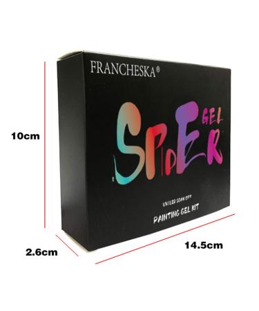 Nail Art Phosphorus Nail Polish & Metallic Glitter Powder Set 8 Neon Colors for Stunning Manicure & Body Painting - Buy Online on GoSupps.com