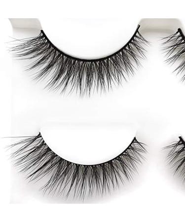 Smilart Fluffy Eyelashes 12mm Natural Look 3 Pairs False Eyelashes Wispy False Lashes Cat Eye Fake Eyelashes Resuable 3D Short Small Face Strip Lashes (6-12mm) - Buy Online on GoSupps.com