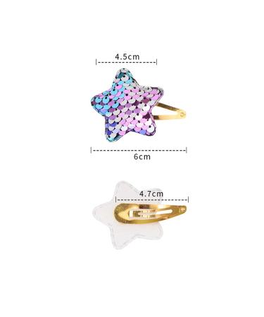 8-Piece Caricature Hair Clips for Girls | Glitter Hairpins for Children | Stylish & Fun Designs for Ladies & Kids - Buy Online on GoSupps.com