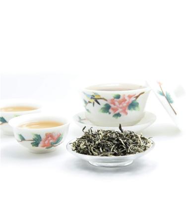 Th de fleur de jasmin Th vert de qualit sup rieure Jasmin chinois Cheveux blancs Feuilles mobiles de singe (100g)