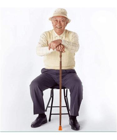 Wooden Walking Stick Solid Cane Redwood Walking Stick Old Man's Walking Stick Solid Wood Old Round - Buy Online on GoSupps.com